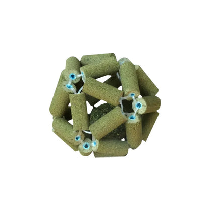 Cat Grass Stick Cage Bell Ball Catnip Tease Toys Safe Cleaning Teeth Fresh Breath Emetic Hairball Hand Woven Balls Pet Supplies